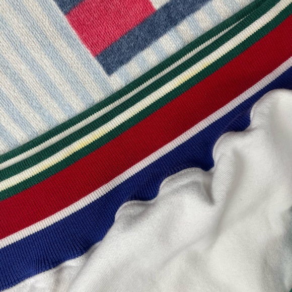 Vintage Polo By Ralph Lauren multi color cuff Crewneck Sweatshirt - Picture 8 of 15